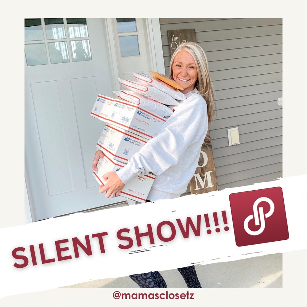 Silent Shows 🔥🤫🥳 Like this post! Shop in peace and quiet!